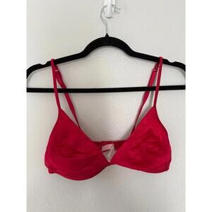 Victoria secret pink label satin style bralette size 36B